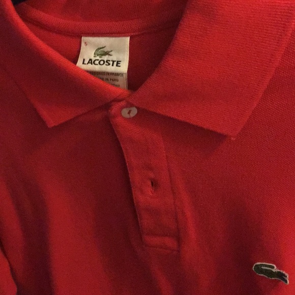 Lacoste red polo shirt - Picture 2 of 3